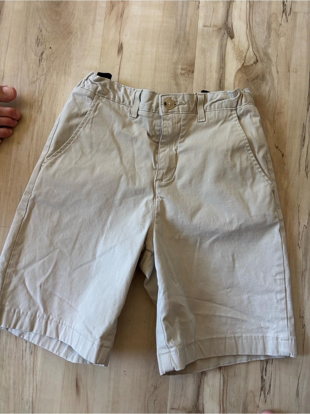 Classic Crown & Ivy Boys Cream Chino Shorts